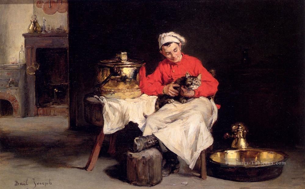 Le Cuisiner Joseph Claude Bail Peintures à l'huile